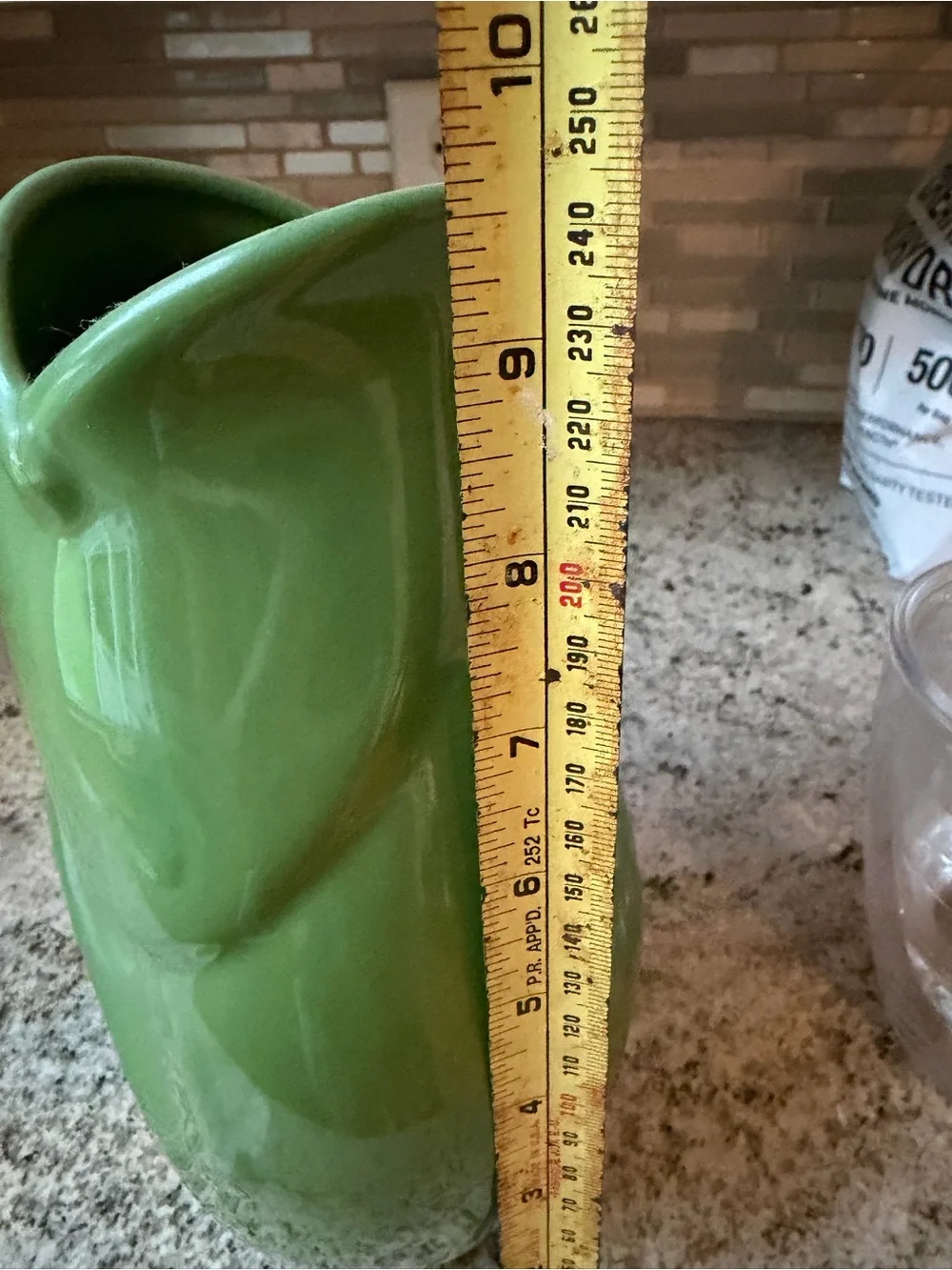 Gurgle Pot fish pitcher green full size